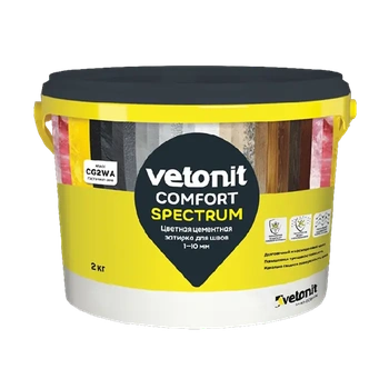 Затирка для швов Weber Vetonit Comfort Spectrum  (бакаут),(2 кг)