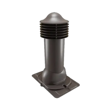 Труба вентиляционная для металлочерепицы Viotto d-150мм , утепленная   RAL 8019