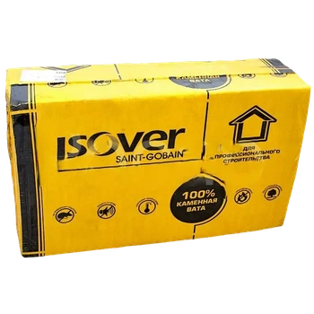 Плита теплоизоляционная ИЗОВЕР ФАСАД 50*600*1000  6шт 0,180 м3 ПАЛЛЕТ