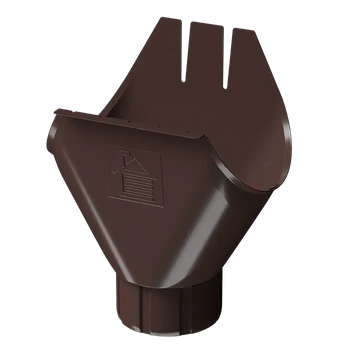 Воронка желоба 125/90  DOCKE STAL PREMIUM (Шоколад)