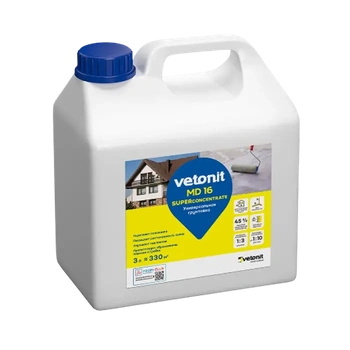 Грунтовка Weber Vetonit-суперконцентрат MD 16 (3 л)