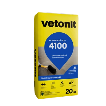 Наливной пол финишный Weber Vetonit 4100 ( 20 кг)