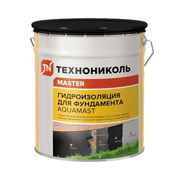 Мастика битумная AquaMast для фундамента (18 кг)