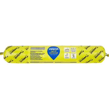 Герметик Vetonit гибрид универсальный, белый (500 мл)