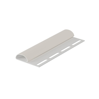 Комплект финишных профилей для подшивки карниза, цвет белый, пломбир, 10 штук по 1,5м