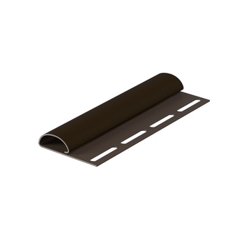 Комплект финишных профилей для подшивки карниза, цвет коричневый, шоколад 10 штук по 1,5м