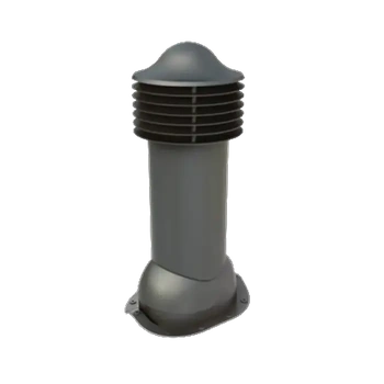 Труба вентиляционнная для мягкой и фальцевой кровли Viotto d-110мм, утепленная RAL 7024
